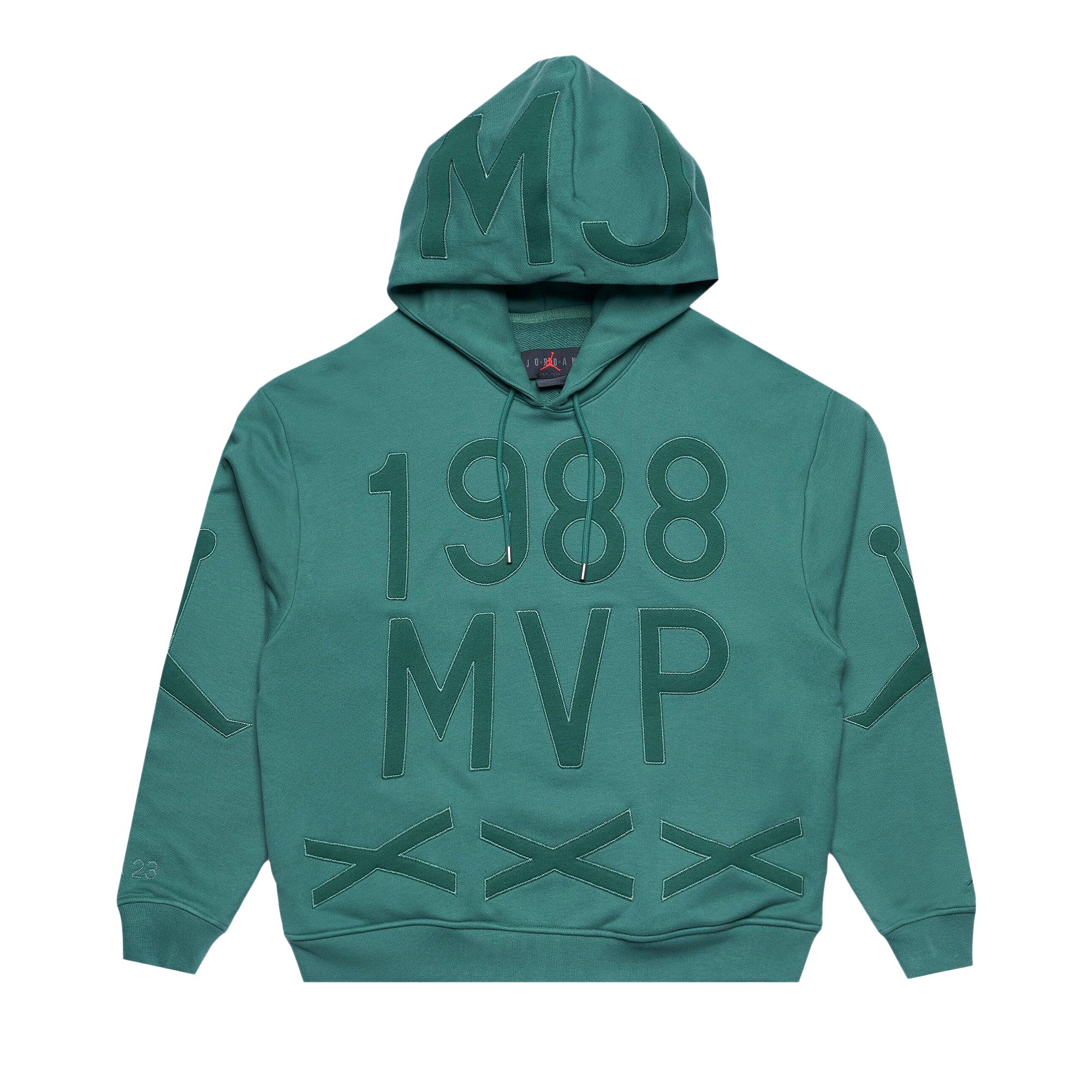 Pre-owned Air Jordan X Nina Chanel Abney Fleece Hoodie 'green Stone'