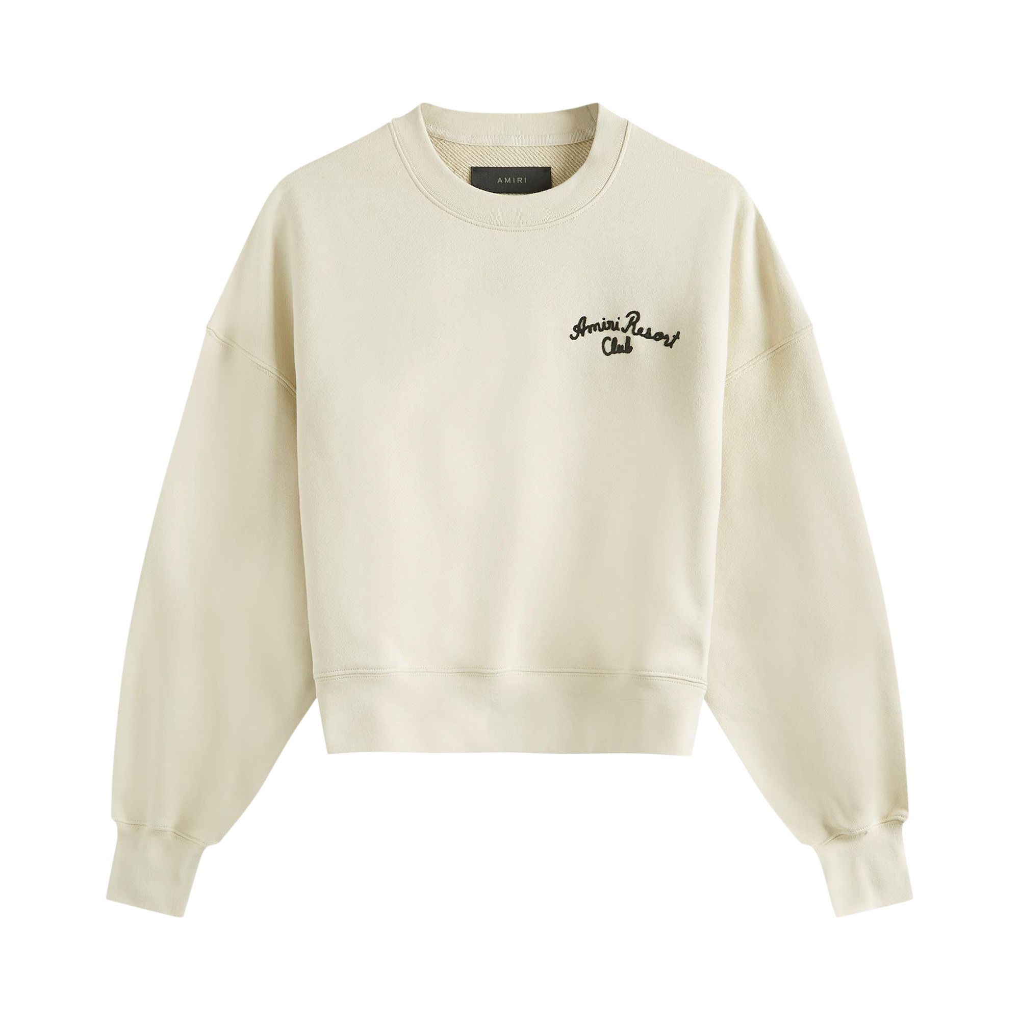 Amiri Oversized Crew 'Birch' | Cream | Men's Size L