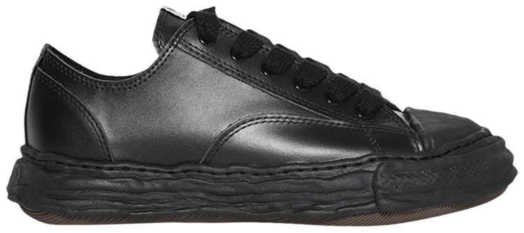 Maison Mihara Yasuhiro Peterson OG Sole Leather Low Triple Black