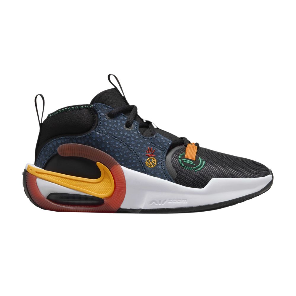 Pre-owned Nike Air Zoom Crossover 2 Se Gs 'black Navy Gold' | Kid's Size 2.5