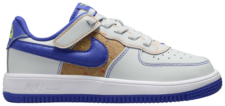 Nike Force 1 Low EasyOn PS Photon Dust Blue Cork