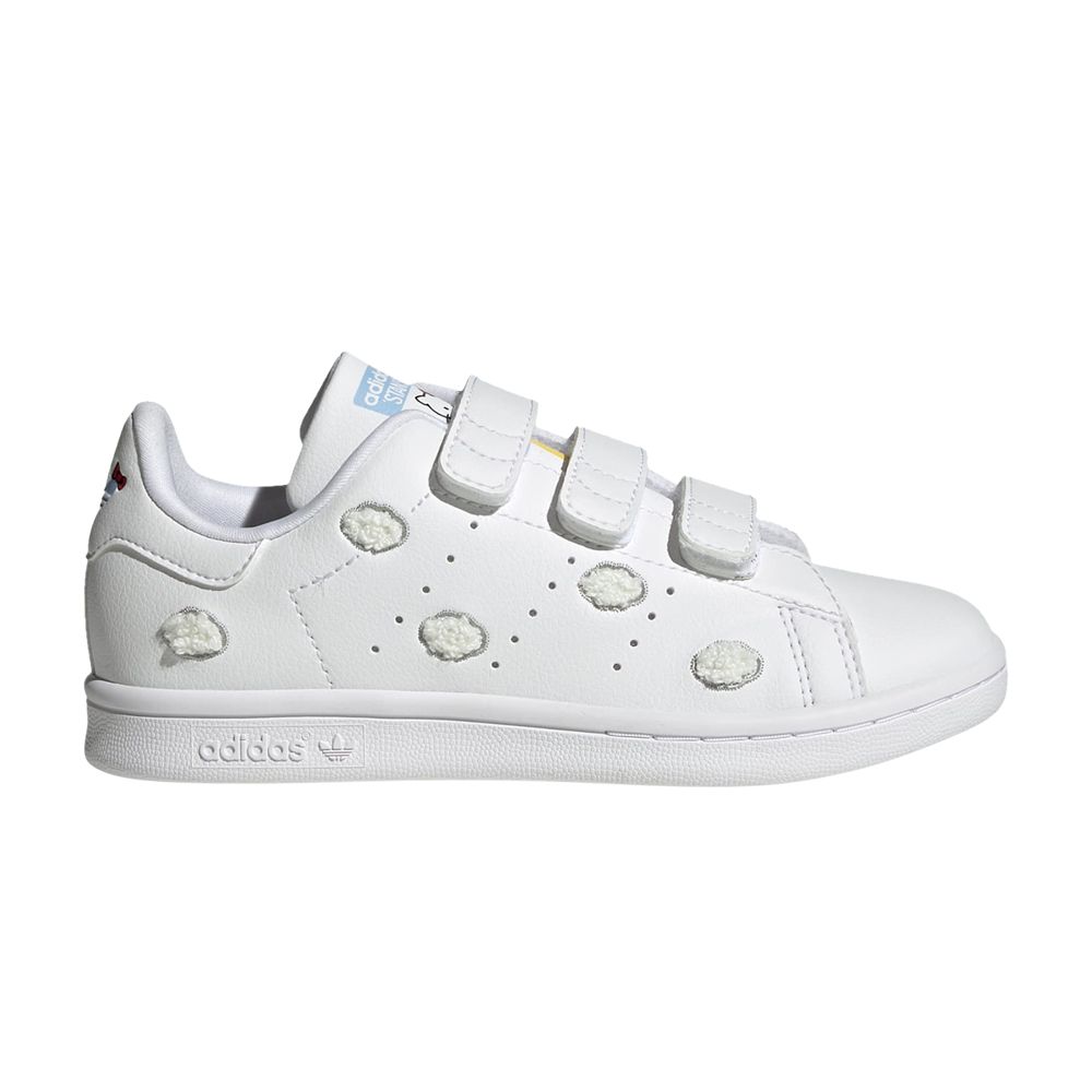 Pre-owned Adidas Originals Adidas Hello Kitty X Stan Smith Comfort Closure C 'embroidered Clouds' | White | Kid's Size 2