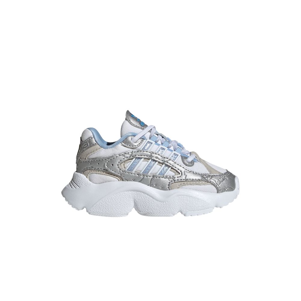 Pre-owned Adidas Originals Adidas Hello Kitty X Ozmillen Elastic Lace I 'white Glow Blue Grey' | Infant Size 6.5