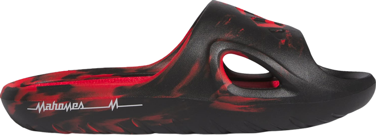 Patrick Mahomes x Adicane Slide Black Collegiate Red