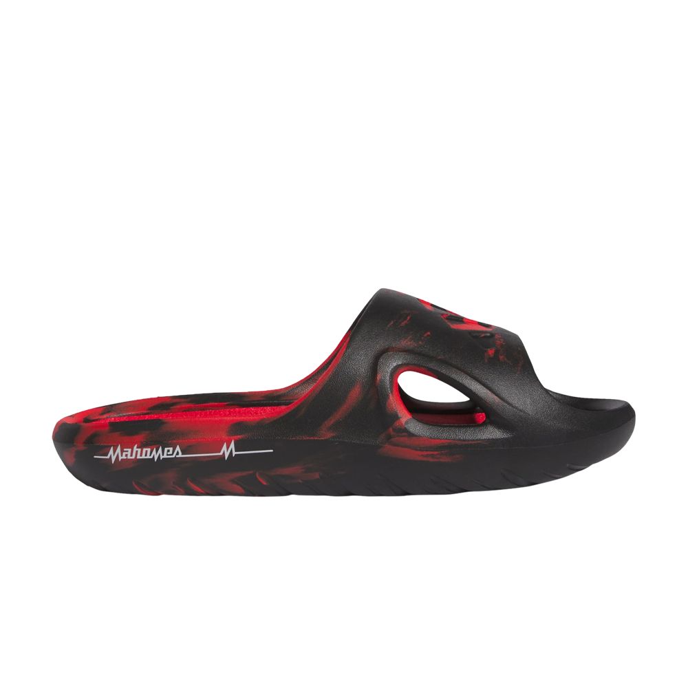 Pre-owned Adidas Originals Adidas Patrick Mahomes X Adicane Slide 'black Collegiate Red' | Men's Size 9