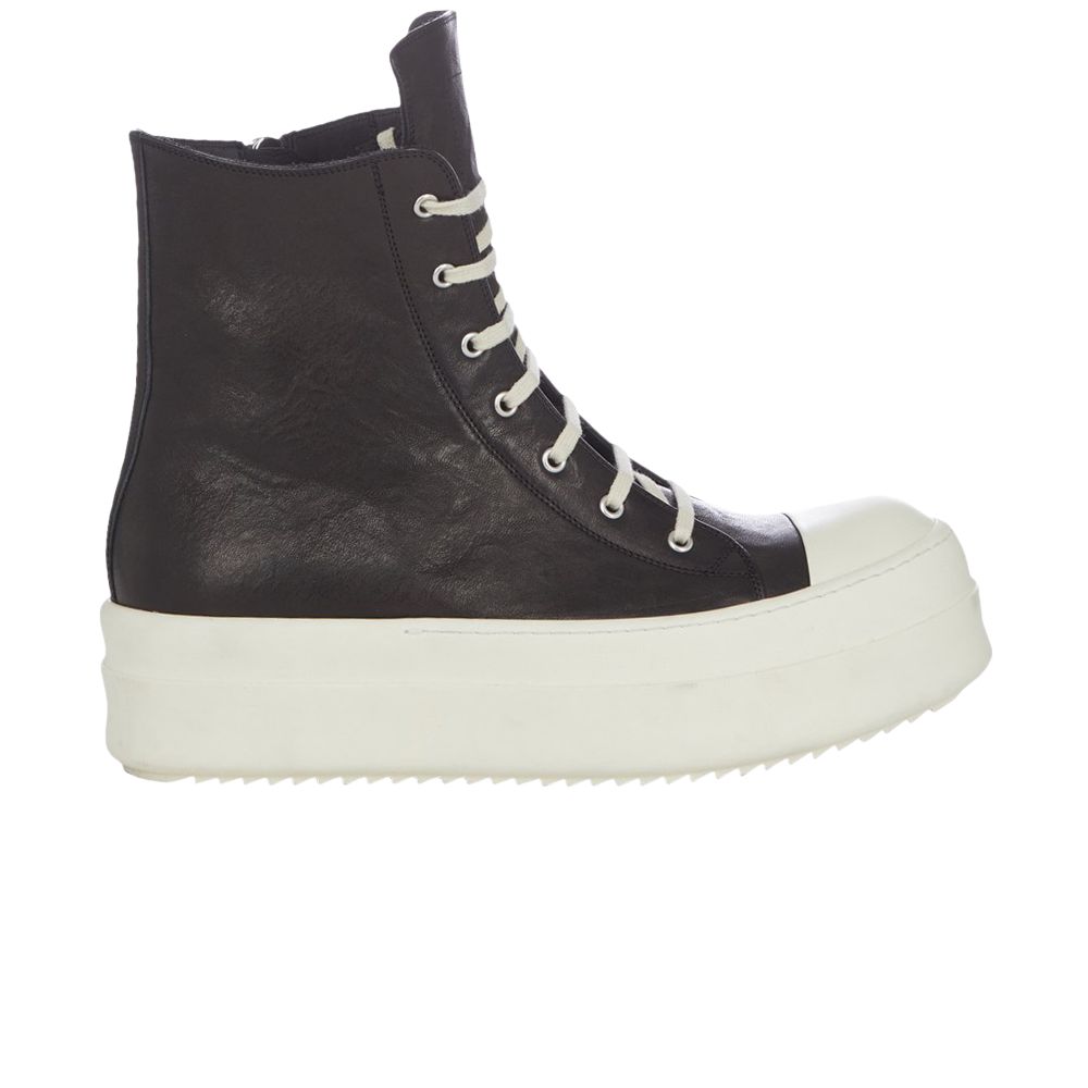 Pre-owned Rick Owens Wmns Porterville Runway Mega Bumper High 'black Milk' | Women's Size 36