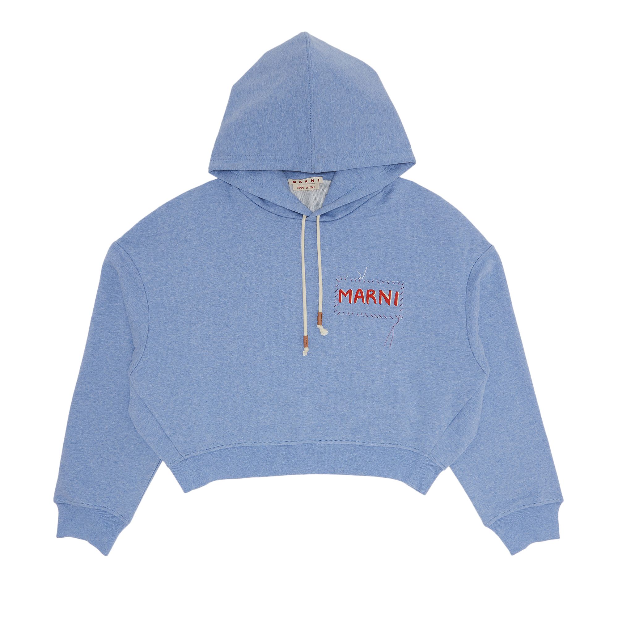 Pre-owned Marni Loopback Jersey Melange Sweatshirt 'light Blue' | Women's Size 42