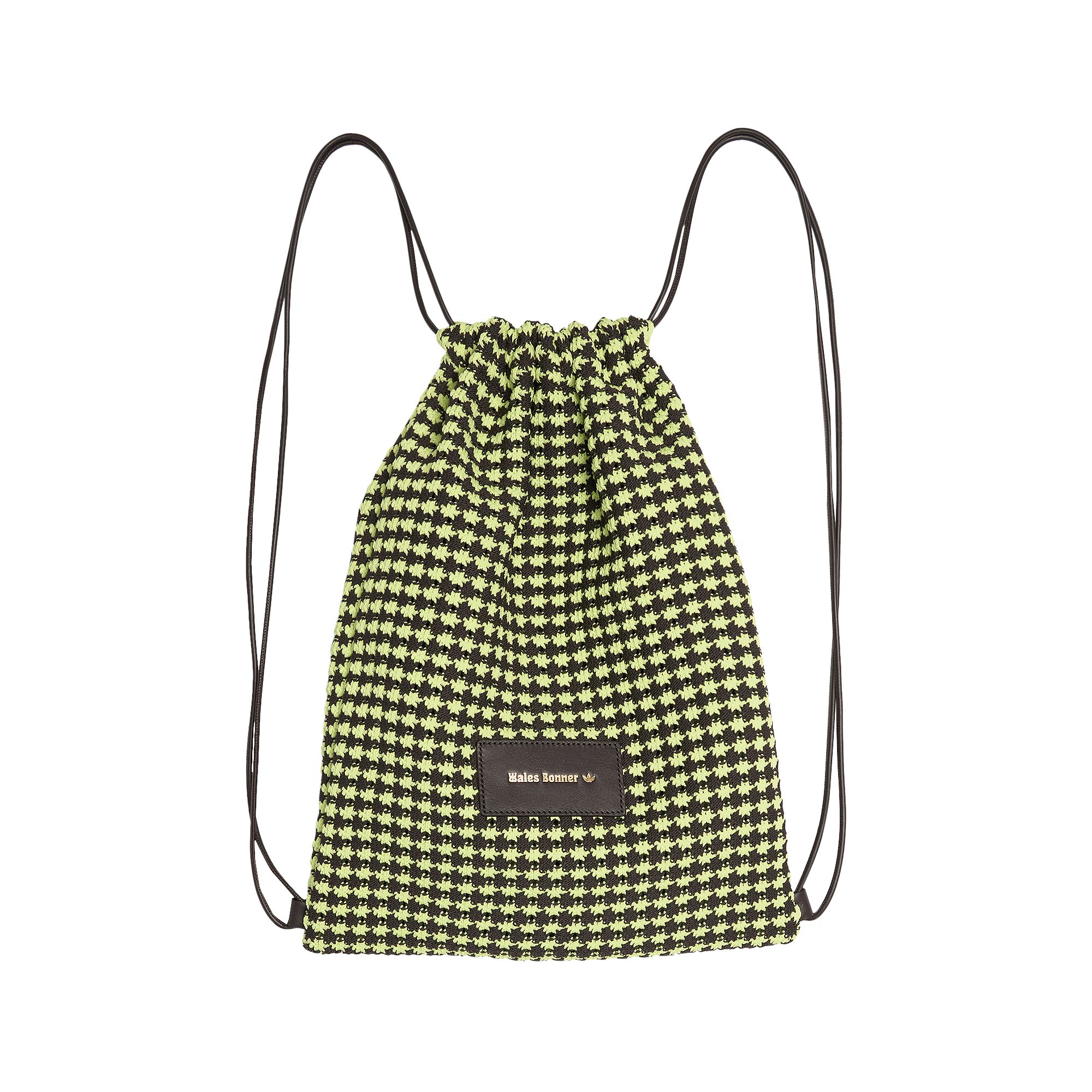 adidas x Wales Bonner Crochet Gym Bag 'Frozen Yellow/Night Brown' | Multi-Color | Men's Size Onesize