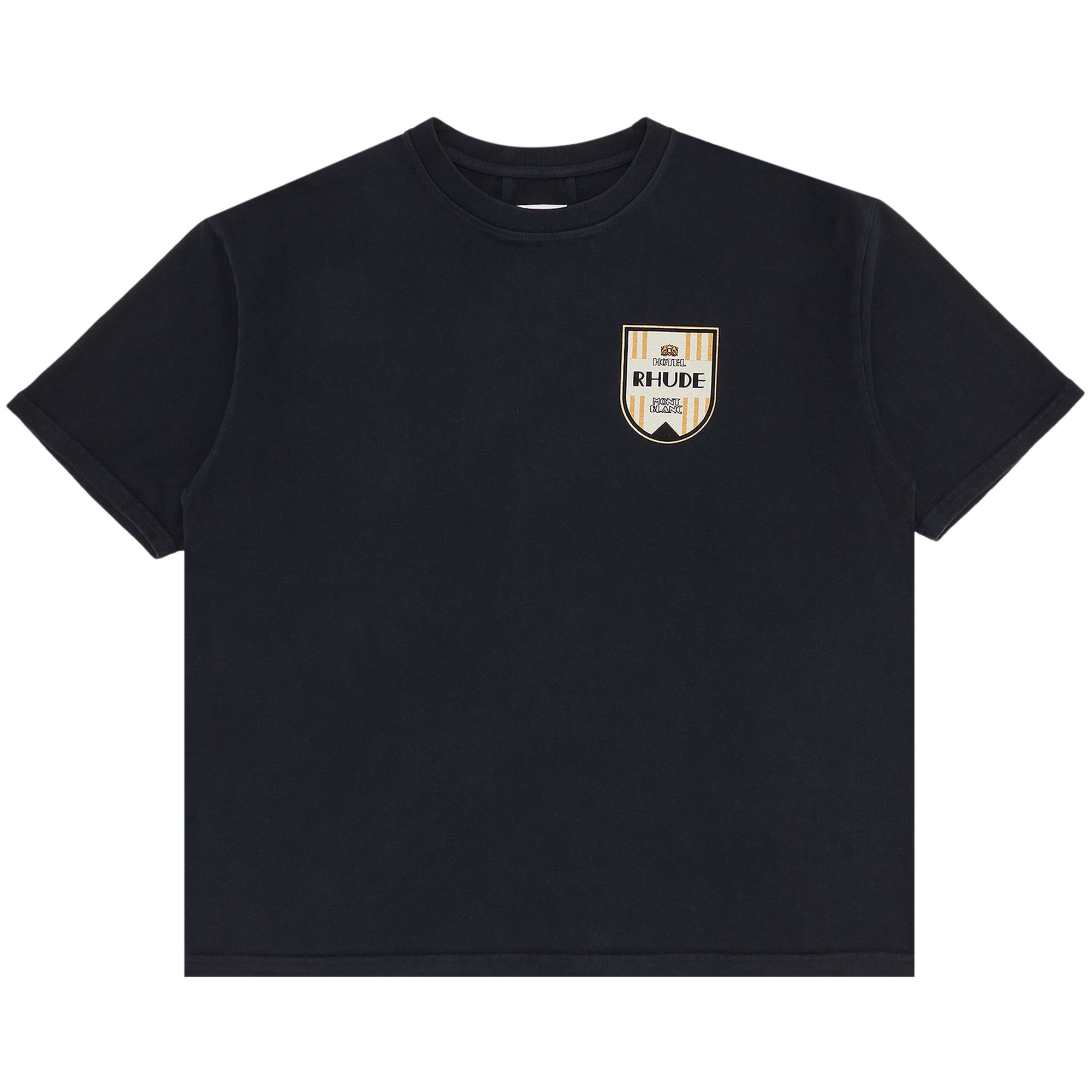 Click to view more detailed imagery on our partner's website Pre-owned Rhude Mont Blanc Hotel Tee 'vintage Black'
