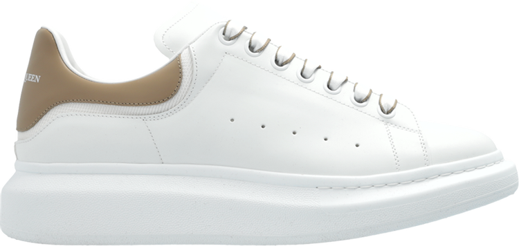 Alexander McQueen Oversized Sneaker New Tech Calf   White Stone