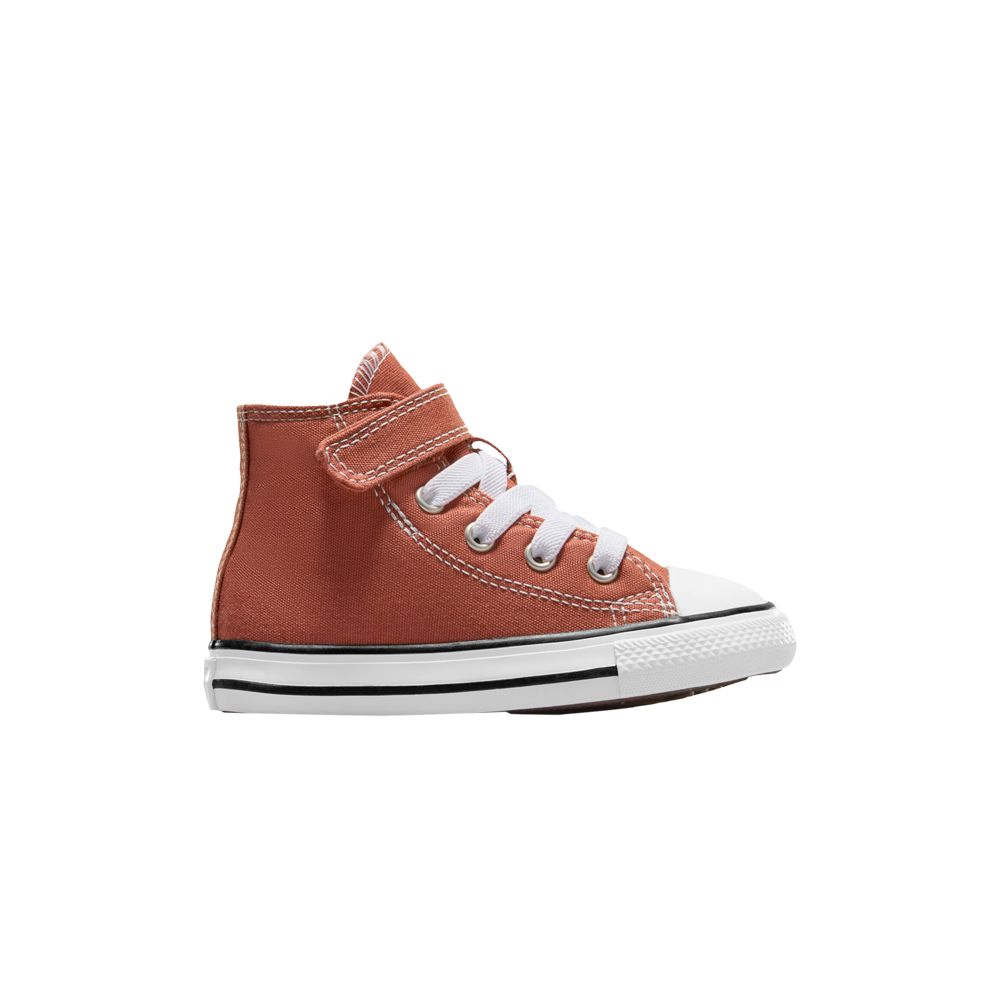 Pre-owned Converse Chuck Taylor All Star Easyon High Td 'in A Nutshell' | Copper | Infant Size 8 In Brown