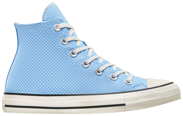 Converse Wmns Chuck Taylor All Star High Checkered Light Blue