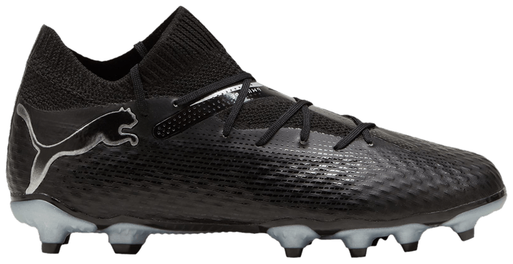 Puma Future Pro 7 FG AG Big Kid Eclipse Pack   Black Silver