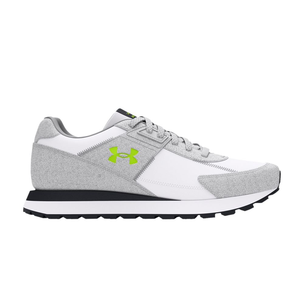 Pre-owned Under Armour Essential Runner 'white Halo Grey' | Men's Size 14