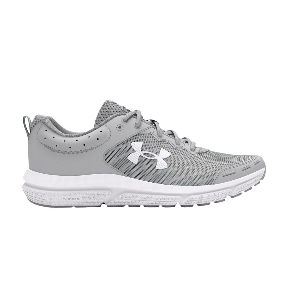 Pre-owned Under Armour Charged Assert 10 Wide 'mod Grey White'
