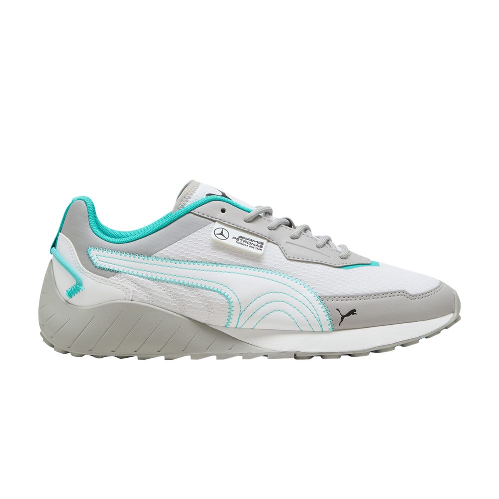 Pre-owned Puma Mercedes-amg Petronas F1 X Speedfusion Og 'white Silver Turquoise'