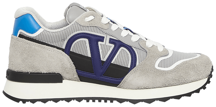 VALENTINO★メンズ Vロゴ スニーカー 3Y2S0H17 TAE MJN Buy Valentino V Logo Pace Sneaker 'Grey Blue' - 3Y2S0H17 TAE