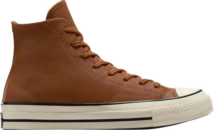 Chuck 70 Leather High Warm Tan