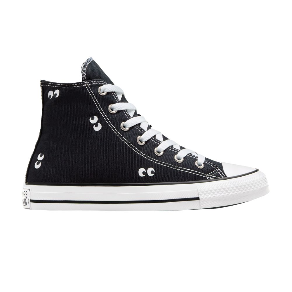 Pre-owned Converse Chuck Taylor All Star High Gs 'eyes' | Black | Kid's Size 6.5