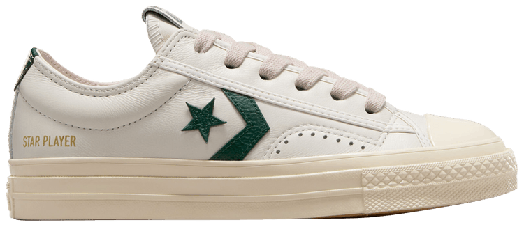 Size 10.0 Star Player 76 Low Vintage White Green