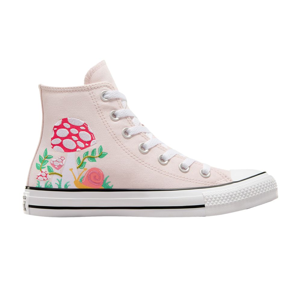Pre-owned Converse Chuck Taylor All Star High 'embroidered Mushroom' In Pink