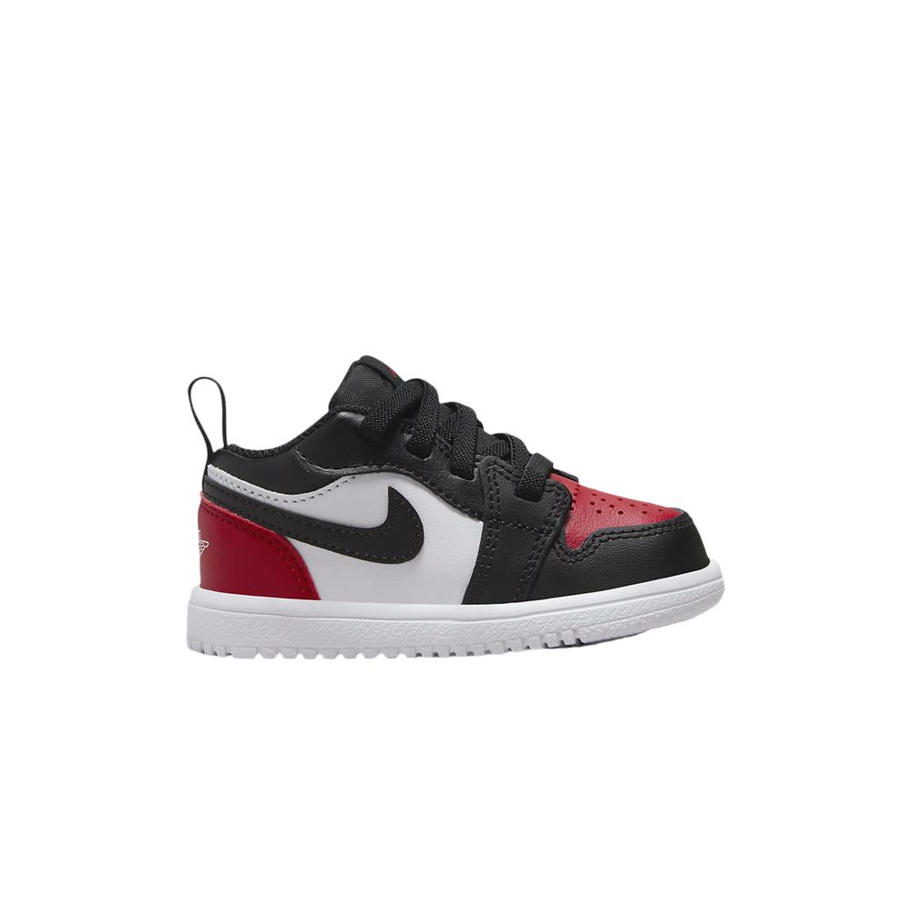 Pre-owned Air Jordan 1 Low Alt Td 'bred Toe 2.0' | Infant Size 5