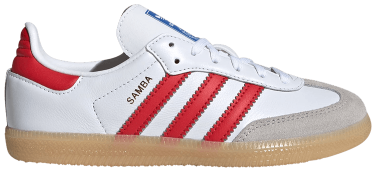 Adidas Samba OG C White Collegiate Red Gum