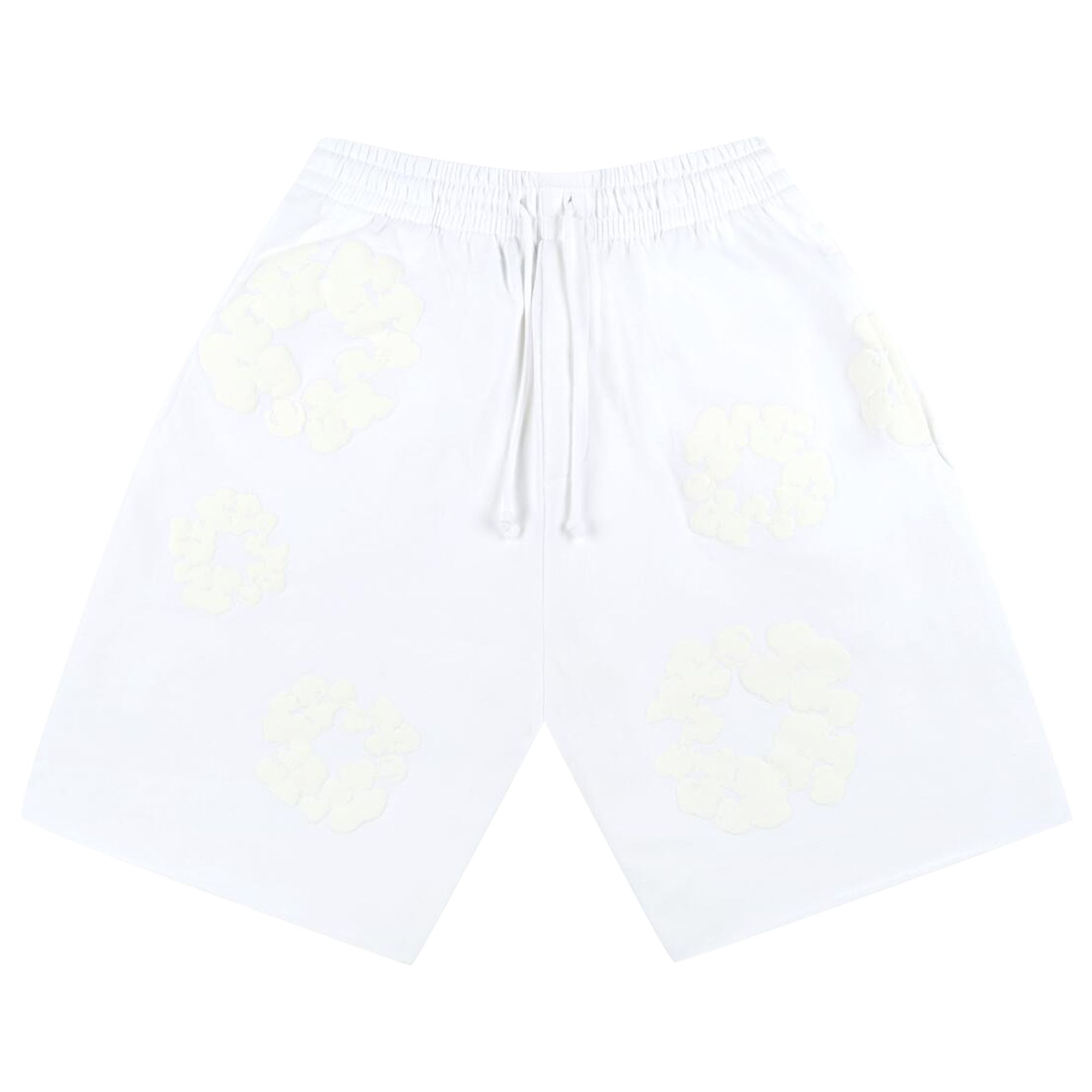 Denim Tears Mono Cotton Wreath Shorts 'White' | Men's Size XL