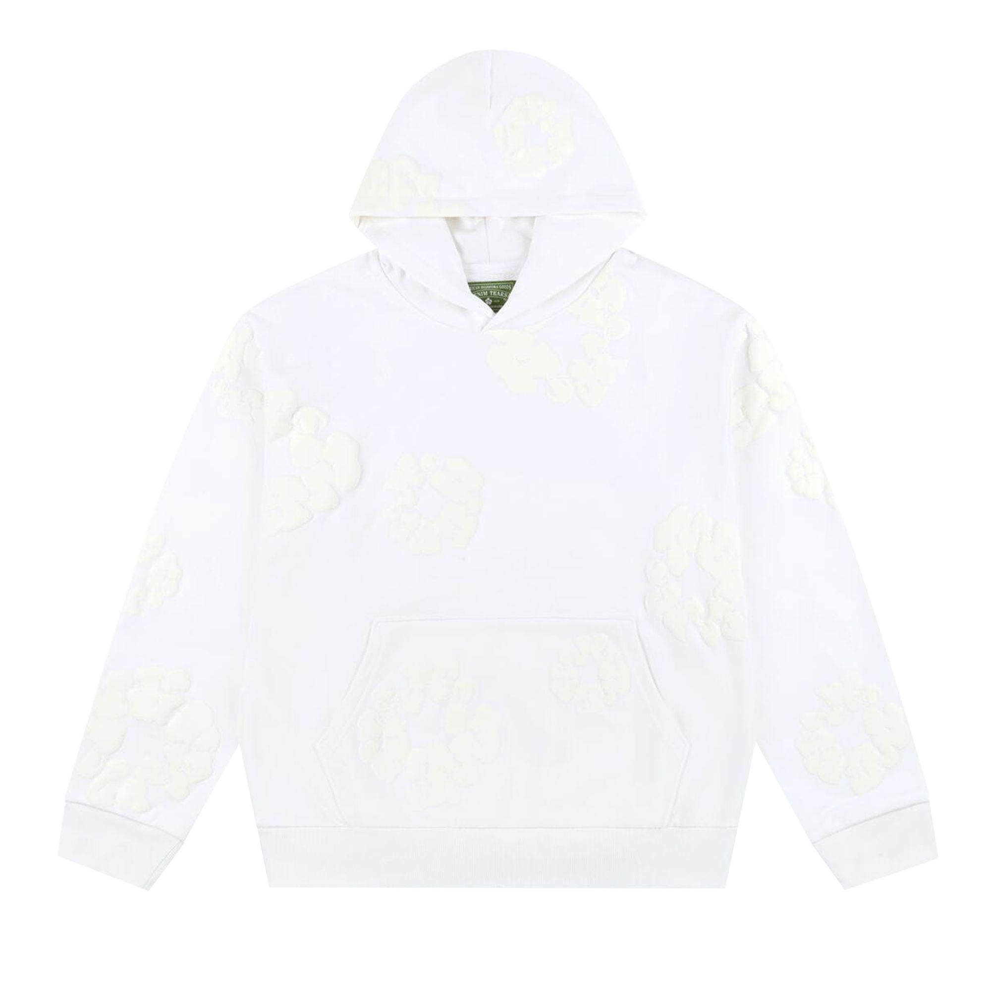 Denim Tears Mono Cotton Wreath Sweatshirt 'White' | Men's Size M