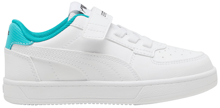 Mercedes AMG Petronas F1 x Puma Caven 20 AC Little Kid White Sheen Green