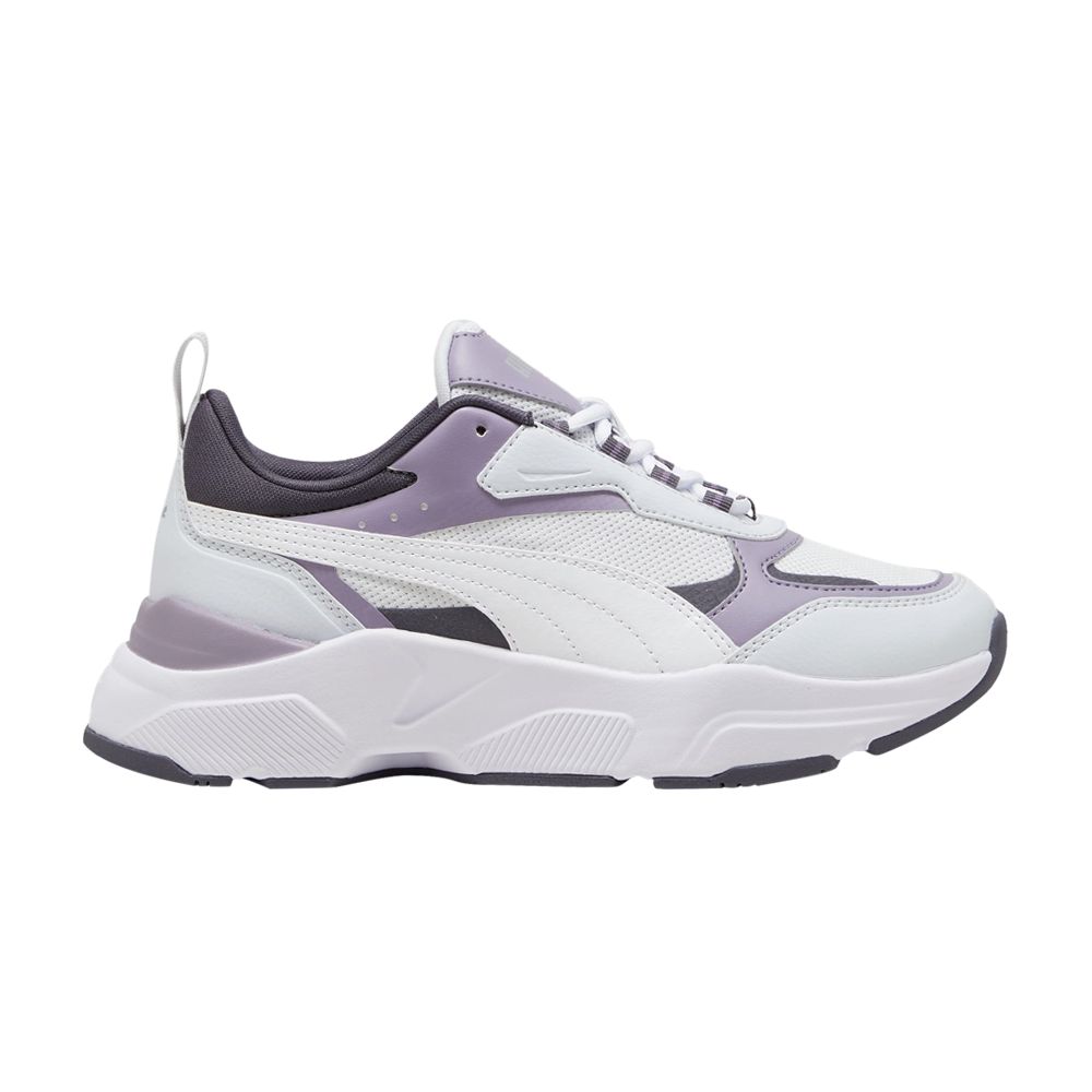 Pre-owned Puma Wmns Cassia 'silver Mist Pale Plum' | White | Women's Size 10