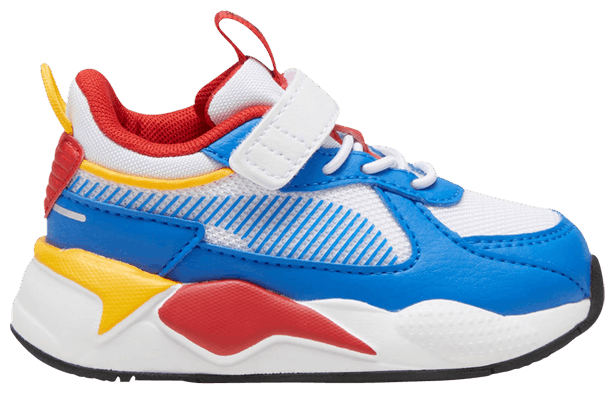 Puma RS X Toddler White Hyperlink Blue Red