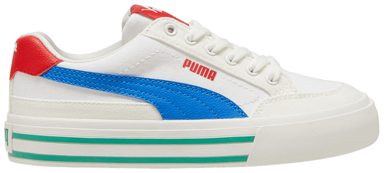 Puma Court Classic Vulc FS Big Kid White Hyperlink Blue
