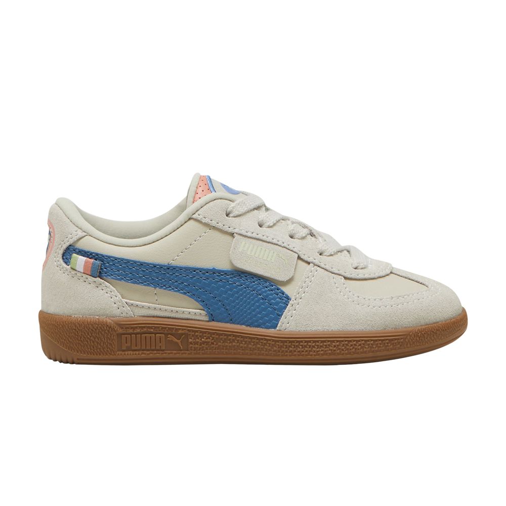 Pre-owned Puma Palermo Fc Little Kid 'desert Dust Blue Horizon' | Grey | Kid's Size 2