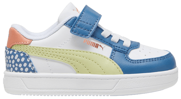 Puma Caven 20 FC Toddler Blue Horizon Pistachio Green