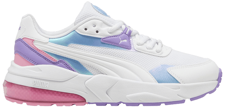 Puma Vis2K Big Kid Bouncy Sky   White Lavender Alert