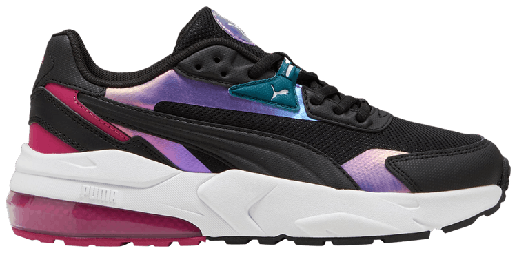 Puma Vis2K Big Kid Bouncy Sky   Black Magenta Gleam