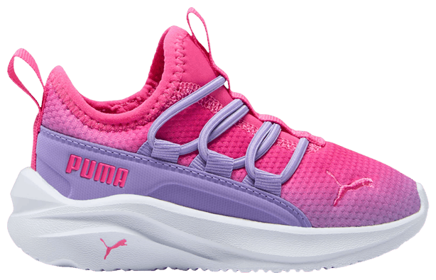 Puma Softride One4All Slip On Toddler Vertical Fade   Glowing Pink