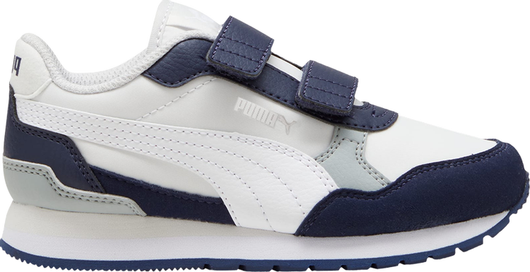 ST Runner v4 Nylon Little Kid White Navy