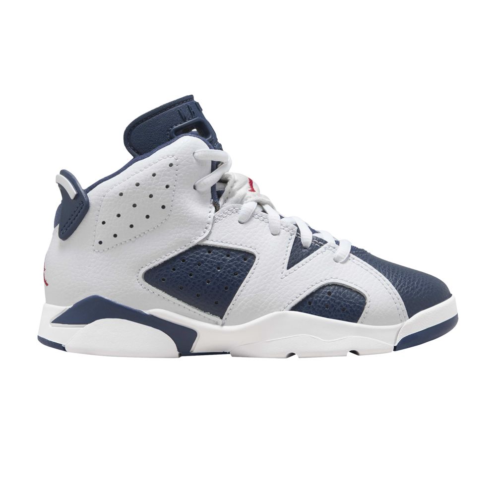 Pre-owned Air Jordan 6 Retro Ps 'olympic' 2024 | White | Kid's Size 1