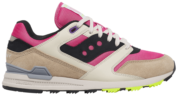 Pink and tan saucony top