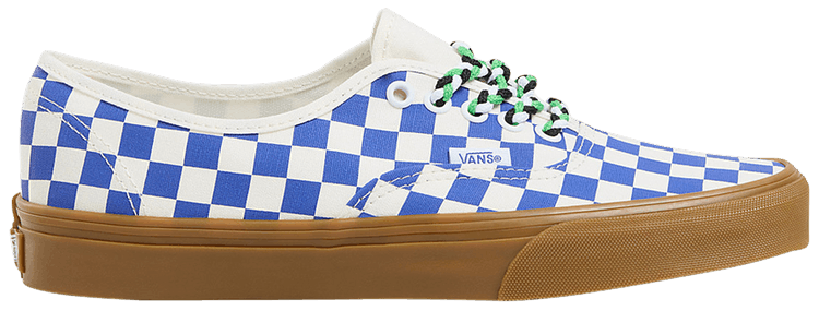 Blue checkered vans laces store
