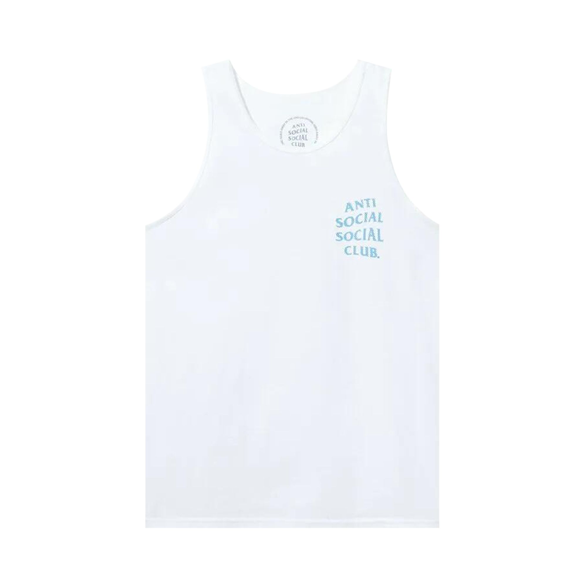 Pre-owned Anti Social Social Club Goodbye Summer Tank Top 'white' | Men's Size Xl