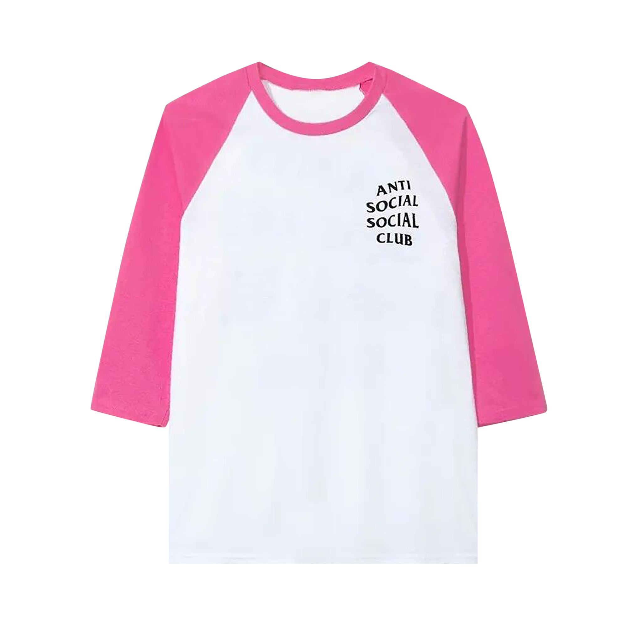 Pre-owned Anti Social Social Club Boring Game Tee 'pink/white' | Men's Size M