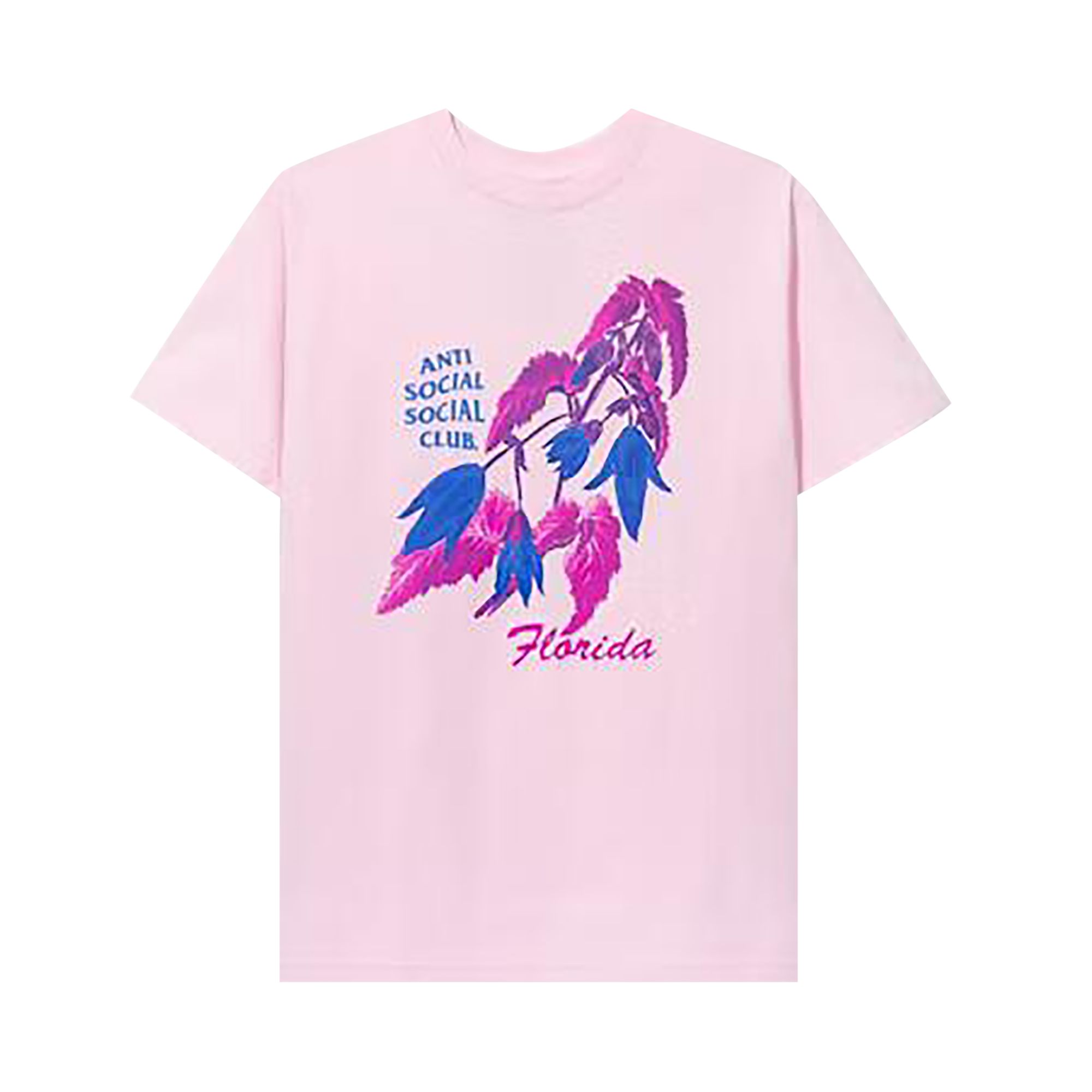Anti Social Social Club Florida Tee 'Pink' | Men's Size L