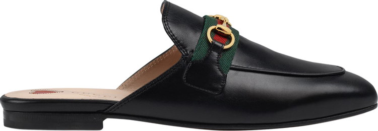 Gucci Wmns Princetown Leather Slipper Black