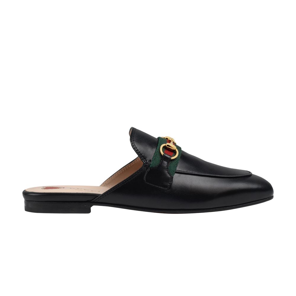 Pre-owned Gucci Wmns Princetown Leather Slipper 'black'