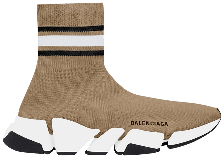 Beige balenciaga speed hot sale