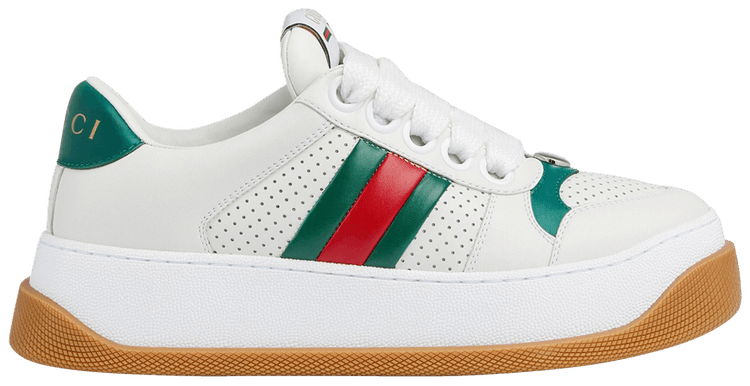 GUCCI レッド・ホワイトチェック モカシン GUCCI レッド・ホワイトチェック モカシン