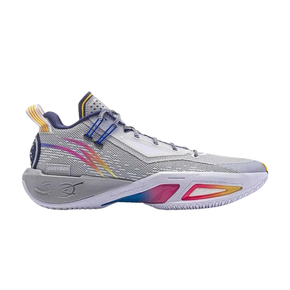 Li-Ning Wade Fission 9 'Micro Chip' | Grey | Men's Size 9.5 - ABPU003-7H